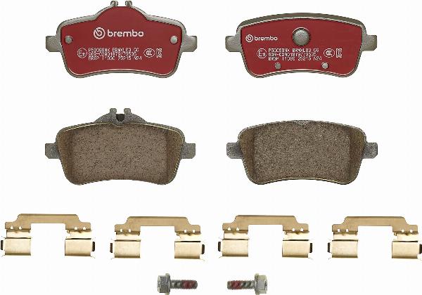 Brembo P50099NX - Klocek hamulcowy kpl.