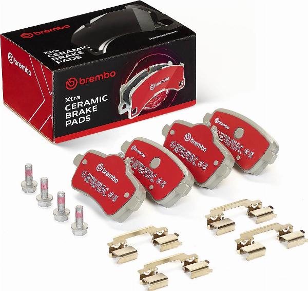 Brembo P50099NX — Zestaw klocków hamulcowych, hamulce tarczowe