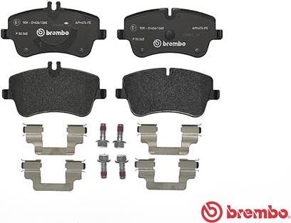 Brembo P 50 045 — Zestaw klocków hamulcowych, hamulce tarczowe