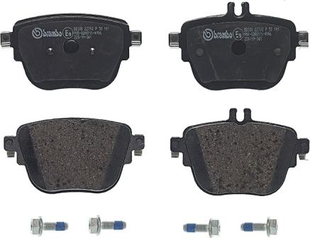 Brembo P 50 141 - Zestaw klocków hamulcowych, hamulce tarczowe