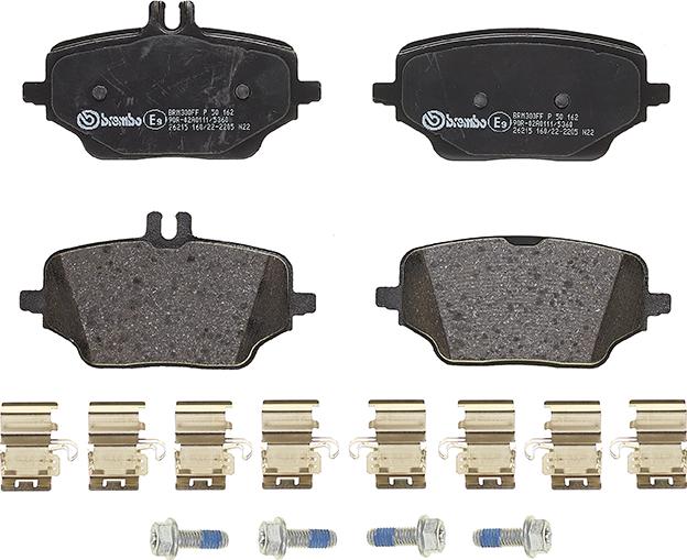 Brembo P 50 162 - Klocek hamulcowy kpl.