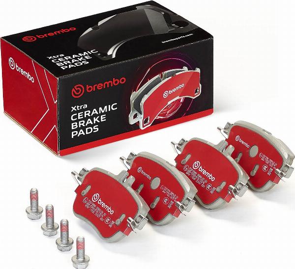 Brembo P50136NX — Zestaw klocków hamulcowych, hamulce tarczowe