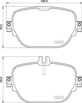 Brembo P 50 138 — Zestaw klocków hamulcowych, hamulce tarczowe