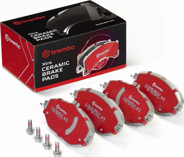 Brembo P50124NX — Zestaw klocków hamulcowych, hamulce tarczowe