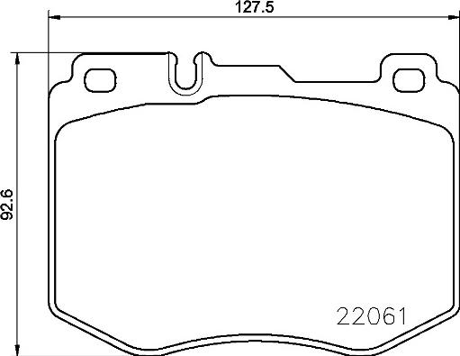 Brembo P 50 120 — Zestaw klocków hamulcowych, hamulce tarczowe
