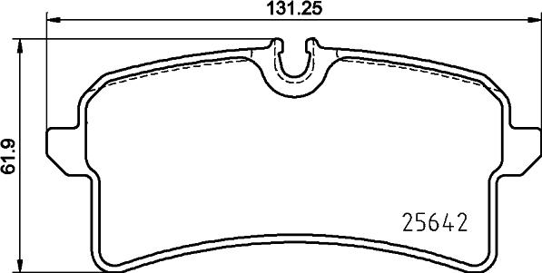 Brembo P 65 040 — Zestaw klocków hamulcowych, hamulce tarczowe