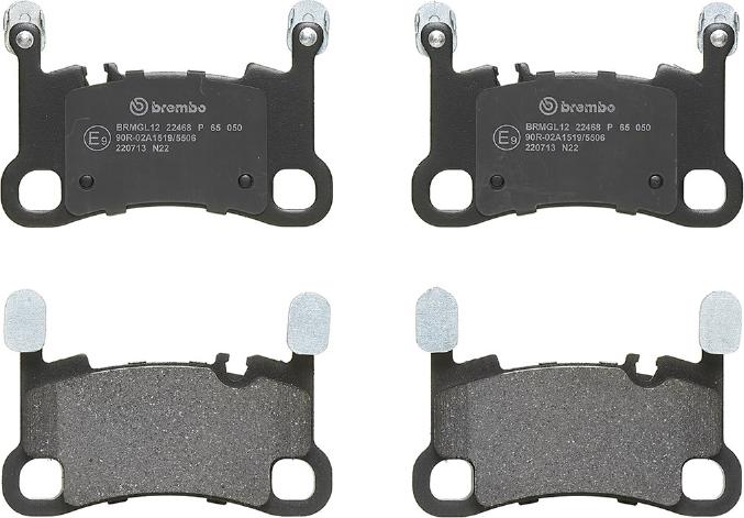 Brembo P 65 050 - Klocek hamulcowy kpl.