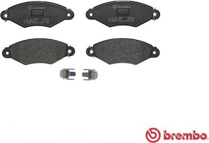 Brembo P 61 098 - Klocek hamulcowy kpl.