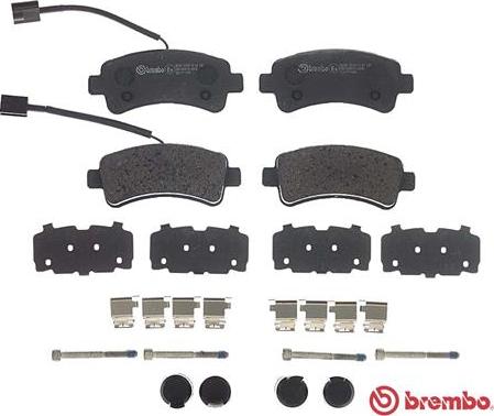 Brembo P 61 130 - Klocek hamulcowy kpl.