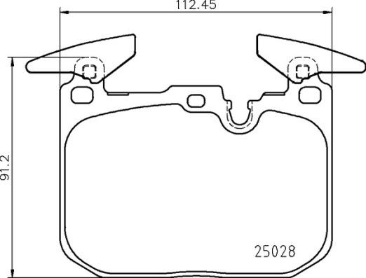 Brembo P 06 098 — Zestaw klocków hamulcowych, hamulce tarczowe