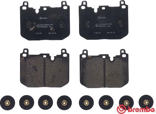 Brembo P 06 097 - Klocek hamulcowy kpl.