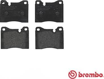 Brembo P 06 002 - Klocek hamulcowy kpl.