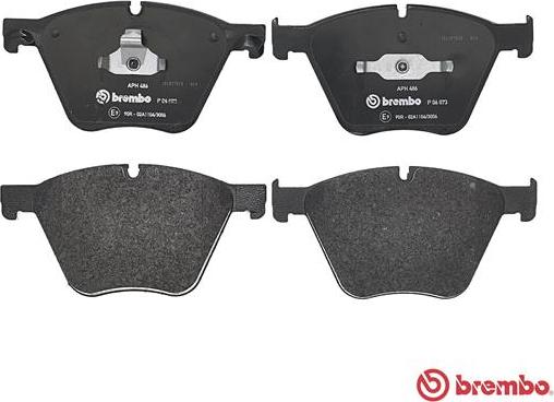 Brembo P 06 073 - Klocek hamulcowy kpl.