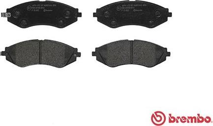 Brembo P 15 002 - Klocek hamulcowy kpl.