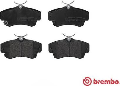 Brembo P 11 012 - Klocek hamulcowy kpl.