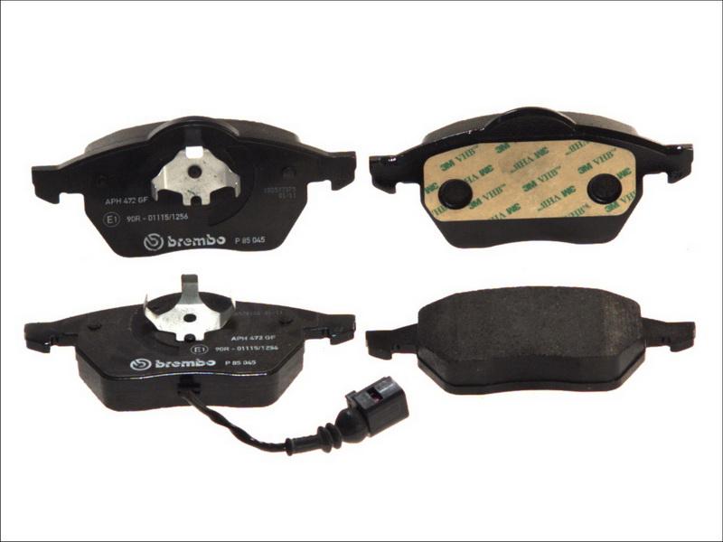 Brembo P 85 045 — Zestaw klocków hamulcowych, hamulce tarczowe
