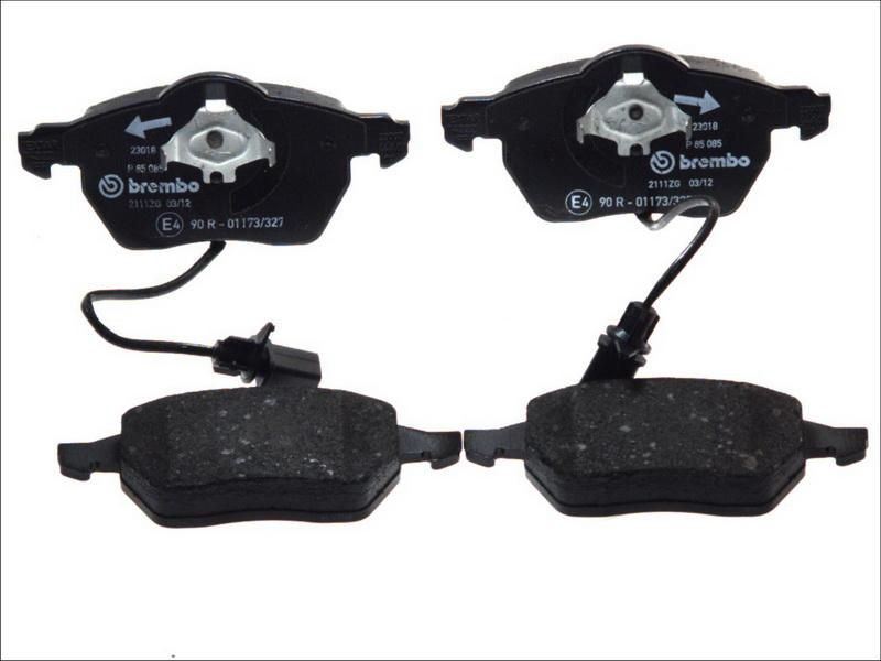 Brembo P 85 085 — Zestaw klocków hamulcowych, hamulce tarczowe