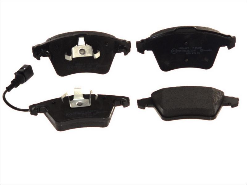Brembo P 85 081 — Zestaw klocków hamulcowych, hamulce tarczowe