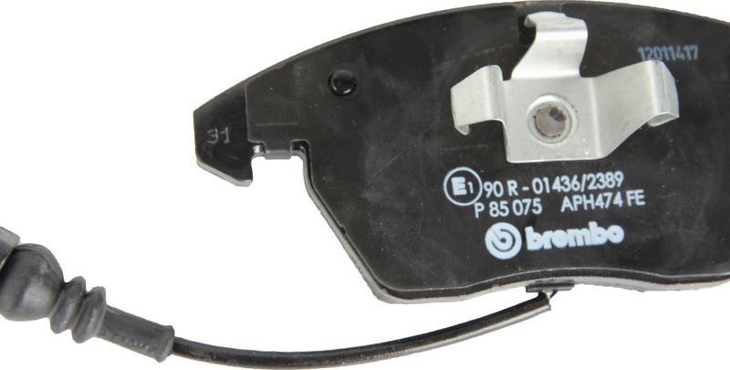 Brembo P 85 075 — Zestaw klocków hamulcowych, hamulce tarczowe