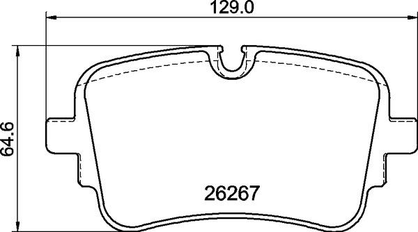 Brembo P 85 190 — Zestaw klocków hamulcowych, hamulce tarczowe