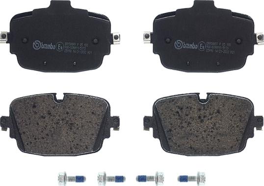 Brembo P 85 180 — Zestaw klocków hamulcowych, hamulce tarczowe