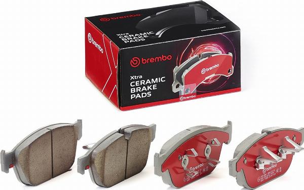 Brembo P85128NX — Zestaw klocków hamulcowych, hamulce tarczowe