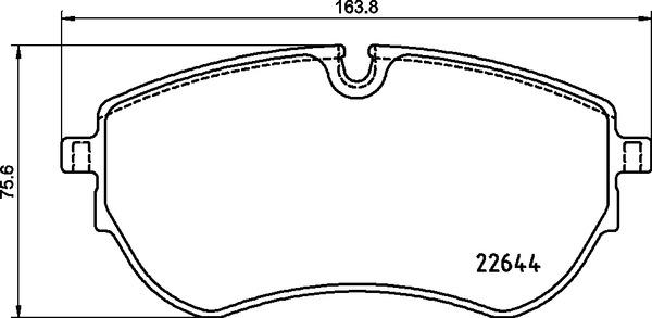 Brembo P 85 173 — Zestaw klocków hamulcowych, hamulce tarczowe