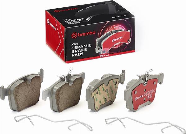 Brembo P86029NX — Zestaw klocków hamulcowych, hamulce tarczowe