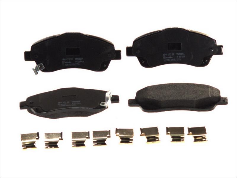 Brembo P 83 046 — Zestaw klocków hamulcowych, hamulce tarczowe