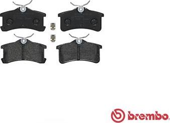 Brembo P 83 084 - Klocek hamulcowy kpl.