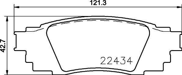 Brembo P 83 160 — Zestaw klocków hamulcowych, hamulce tarczowe