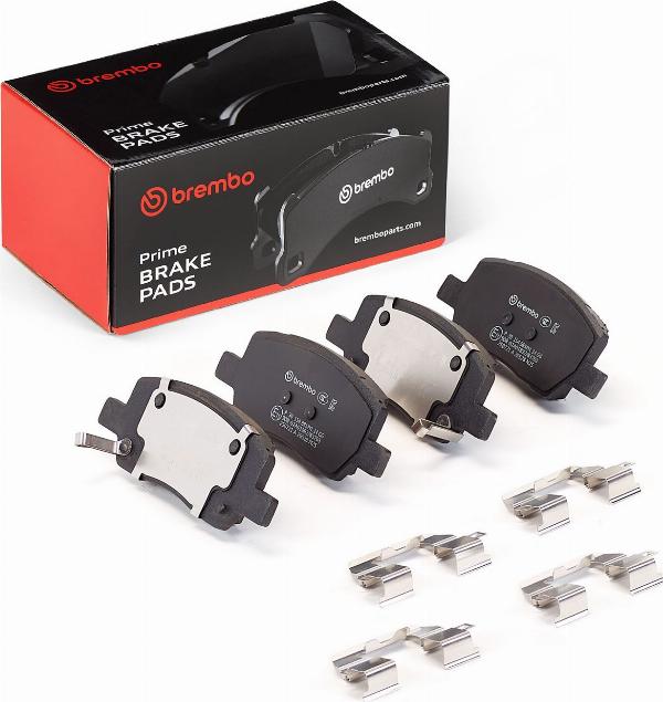 Brembo P 30 154 — Zestaw klocków hamulcowych, hamulce tarczowe