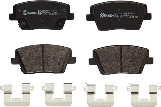 Brembo P 30 112 - Klocek hamulcowy kpl.