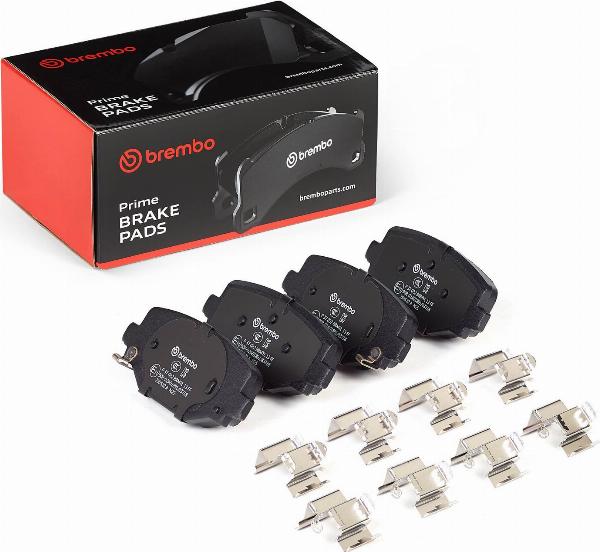 Brembo P 37 032 — Zestaw klocków hamulcowych, hamulce tarczowe