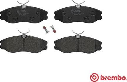 Brembo P 24 039 - Klocek hamulcowy kpl.