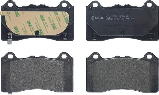 Brembo P 24 202 - Klocek hamulcowy kpl.