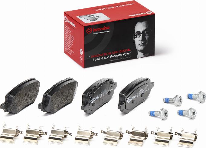 Brembo P 24 237 - Klocek hamulcowy kpl.