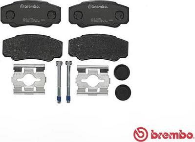 Brembo P 23 093 - Klocek hamulcowy kpl.