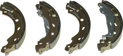 Brembo S 50 504 - Zestaw szczęk hamulcowych