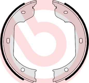 Brembo S 06 511 - Szczęka hamulcowa