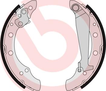 Brembo S 85 511 — Zestaw szczęk hamulcowych