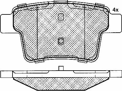 Maxgear 19-1819 - KLOCKI HAM. FORD T. MONDEO 00-