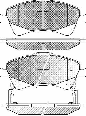 Textar 2466801 - KLOCKI HAM. TOYOTA P. AURIS-AVENSIS-VERSO 1.6-2.0 08-