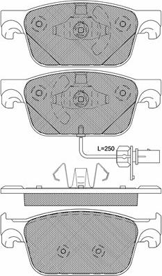 Maxgear 19-3596 - KLOCKI HAM. AUDI P. A4-A5 2.0-3.0 TDI 15-