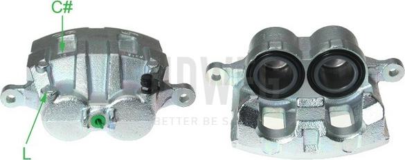 Budweg Caliper 344472 — Zacisk hamulca