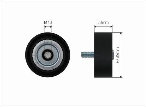 Maxgear 54-0947 - ROLKA PASKA WIELOROWK. OPEL 1.7CDTI 07-