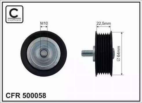 Maxgear 54-0792 - ROLKA PROWADZĄCA PASEK KLINOWY BMW E46 N42-46