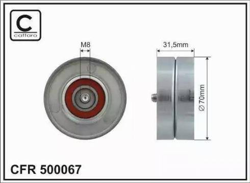Maxgear 54-0798 - ROLKA NAPINACZA PASKA WIELOROWK. VW A8-TOUAREG-Q7 3.7-4.2
