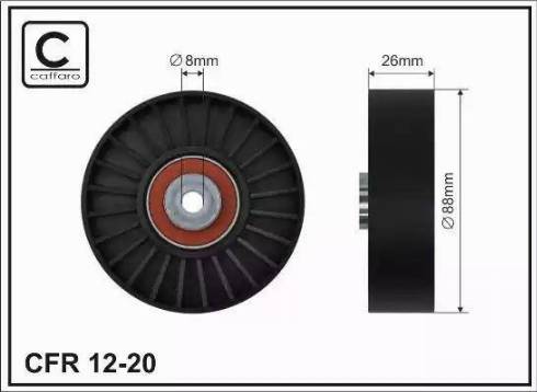 Maxgear 54-0311 - ROLKA PASKA WIELOROWK. RENAULT