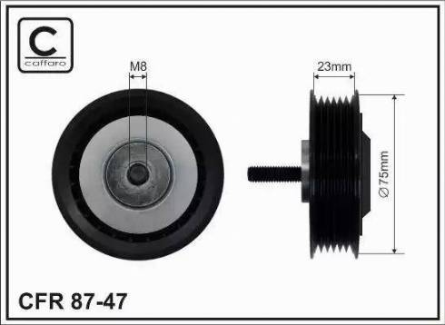 FEBI Bilstein 11273 - ROLKA PASKA WIELOROWK. VW 2.5T